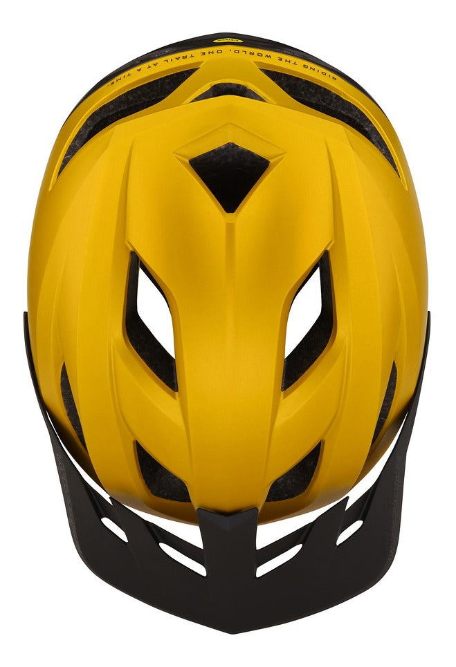 Casco Troy Lee Designs Flowline Orbit Gold / Black